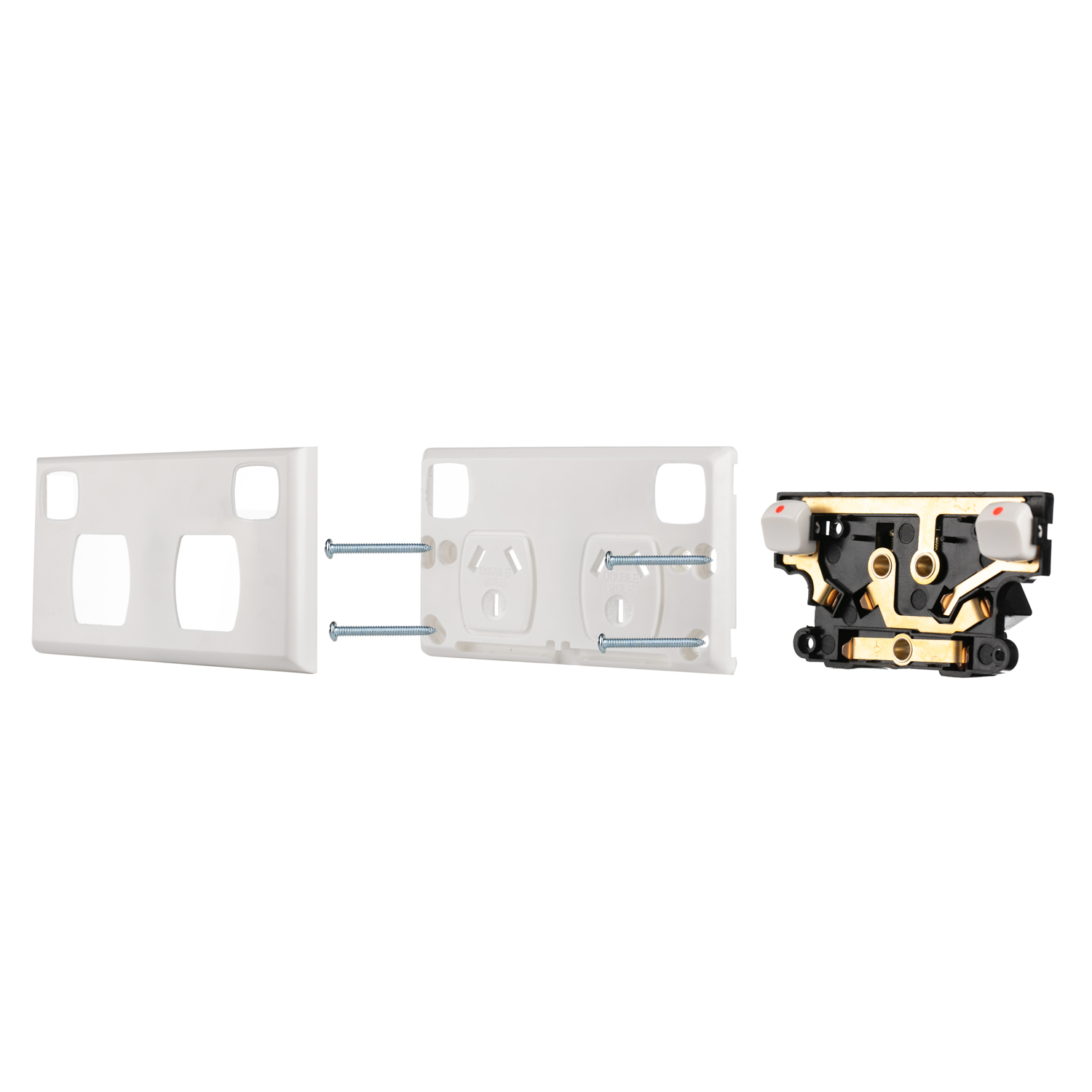 TRANSCO Power Point Double Pole 240 V 10 Amp