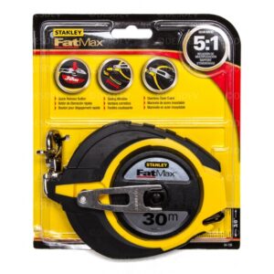 Brand New STANLEY FatMax 30 metre Steel Blade Long Tape – model 34-138