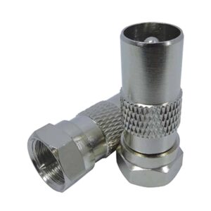 MATCHMASTER ADAPTOR 'F' MALE TO IEC (PAL) MALE  (20 Pack) : 08MM-A1