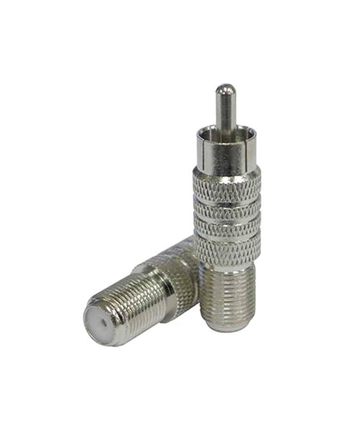 MATCHMASTER ADAPTOR 'F' FEMALE TO RCA MALE (10 Pack) : 08MM-A6
