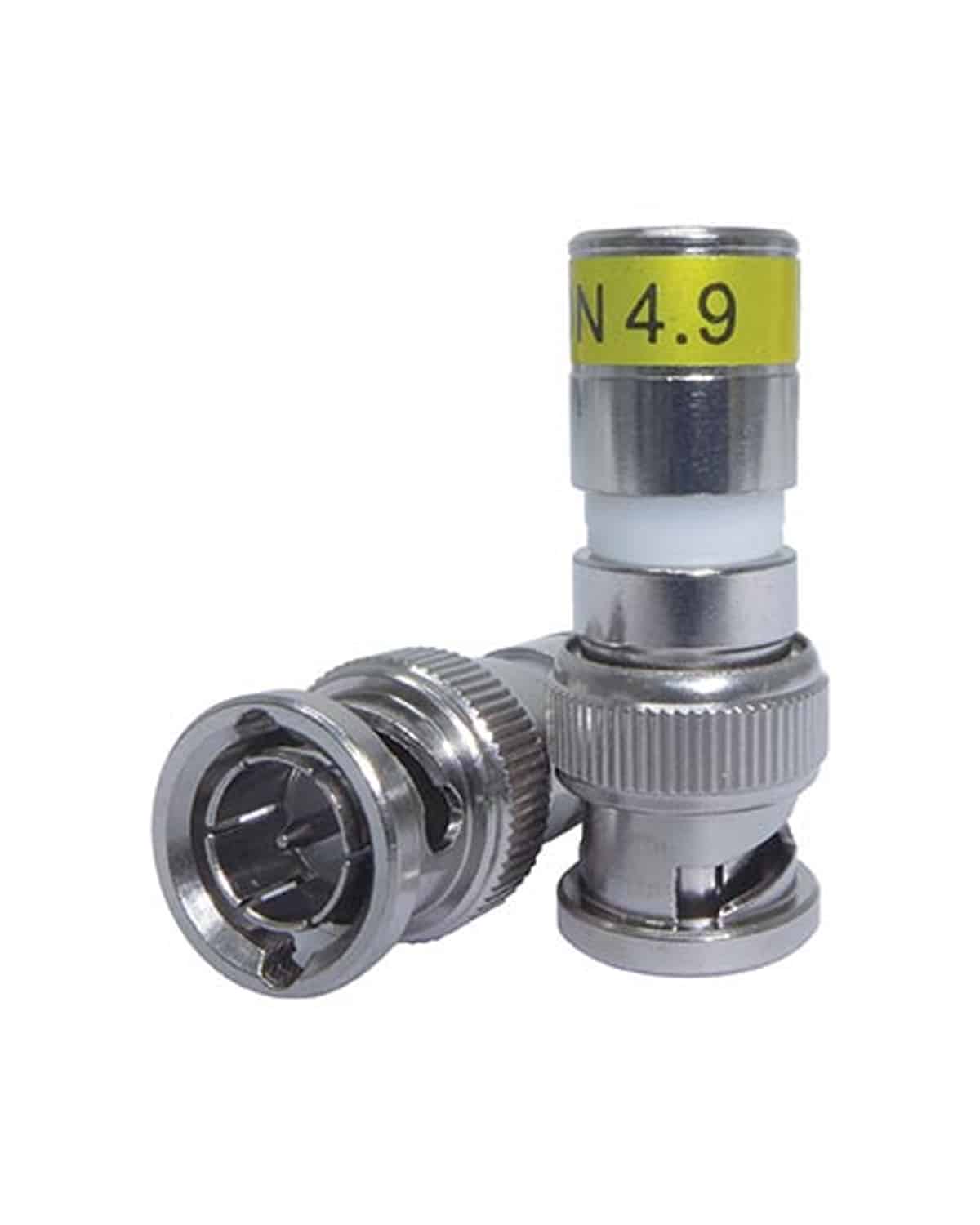 MATCHMASTER CONNECTOR BNC RG6QUAD COMPRESSION (50 Pack) : 08MM-B12
