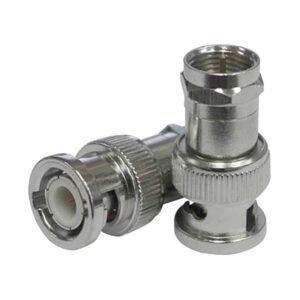 MATCHMASTER ADAPTOR 'F' MALE TO BNC MALE (10 Pack) : 08MM-B3