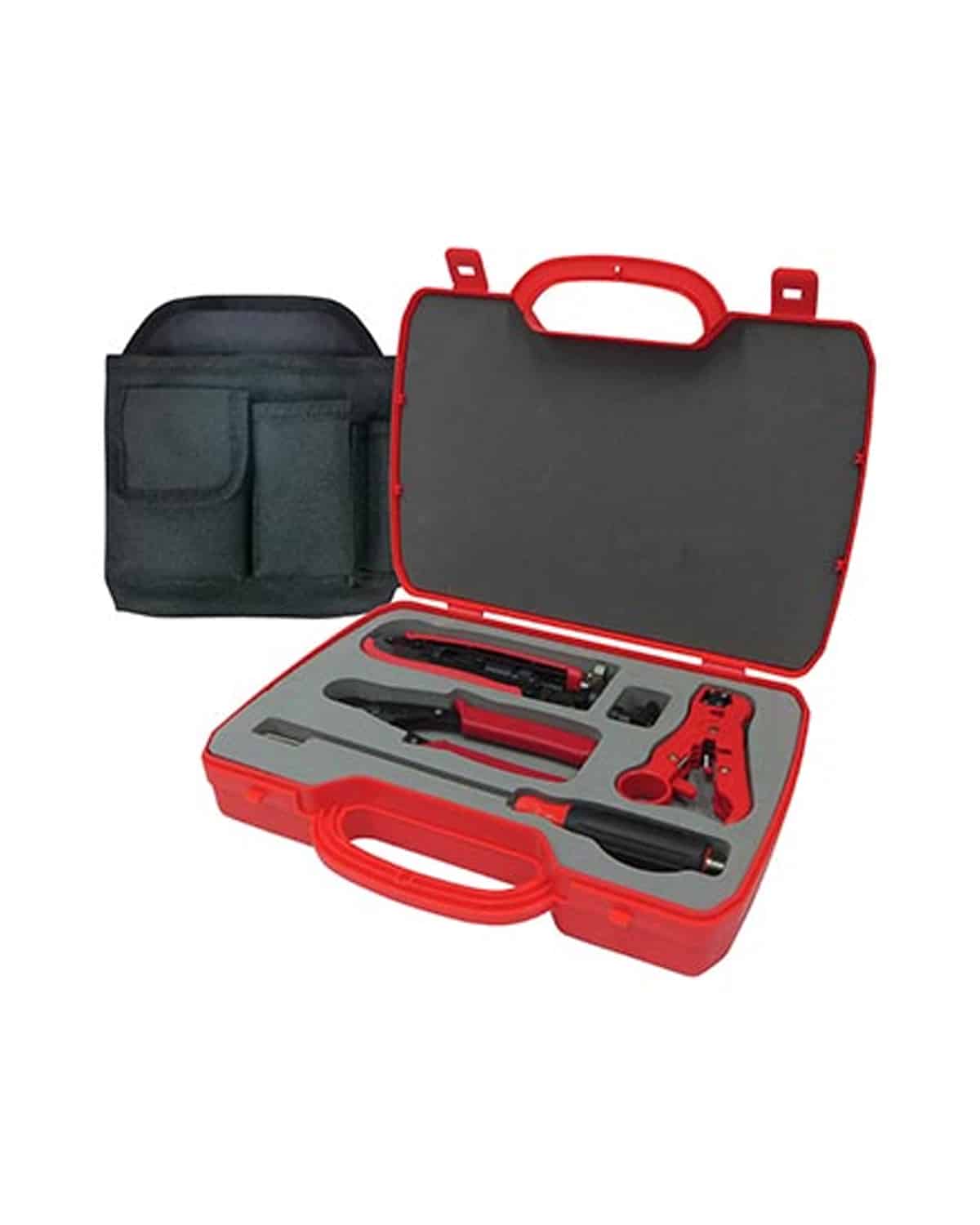 MATCHMASTER Professional Coaxial Cable Compression Tool Kit 08MM-COMPKIT