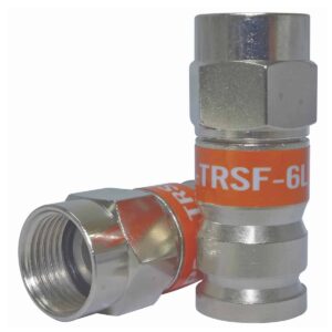 MATCHMASTER CONNECTOR RG6 FOXTEL APPROVED : 26MM-TRSF-6L