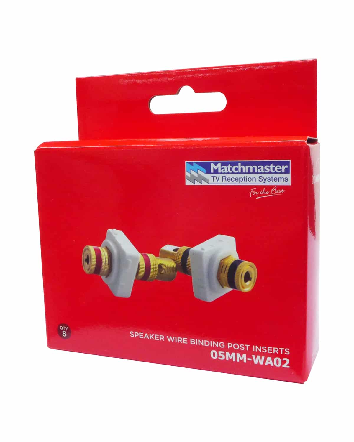 MATCHMASTER INSERTS - SPEAKER 4XBLACK & 4XRED 4 Pack : 05MM-WA02 - Image 2