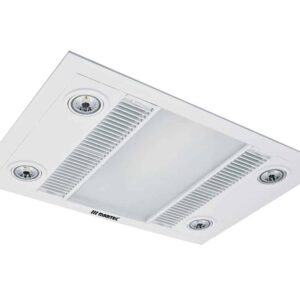 Martec Linear LED 1000w Heat 3 in 1 Bathroom Heater Fan White MBHL1000W