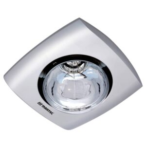 Martec Contour Single Heat Ceiling Mount Unit Only Silver MBHC1LS
