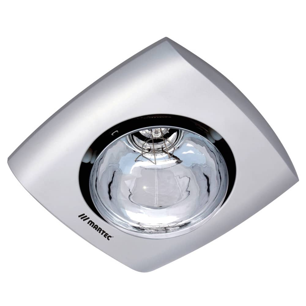 Martec Contour Single Heat Ceiling Mount Unit Only Silver MBHC1LS