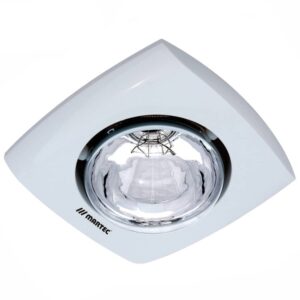 Martec Contour Single Heat Ceiling Mount Unit Only White MBHC1LW