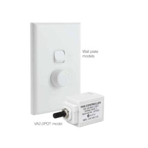 Fantech Variable Speed Rotary Fan Controller White VA2.0