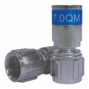 MATCHMASTER CONNECTOR COMPRESSION QUICK MOUNT SHORT WITH "O" RING (100 Pack) : 08MM-QM06S