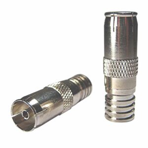 MATCHMASTER CONNECTOR RG6 IEC FEMALE HANG SELL 10PK : DA-P4H