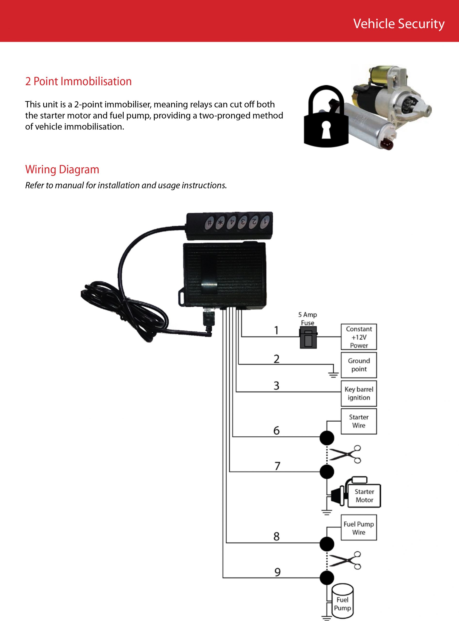 Rhino Engine Immobiliser with Keypad IM007 - Image 5