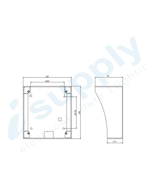 VIP Vision Weather Shield Surface Mount Box INTIPRDSVW-RS - Image 3