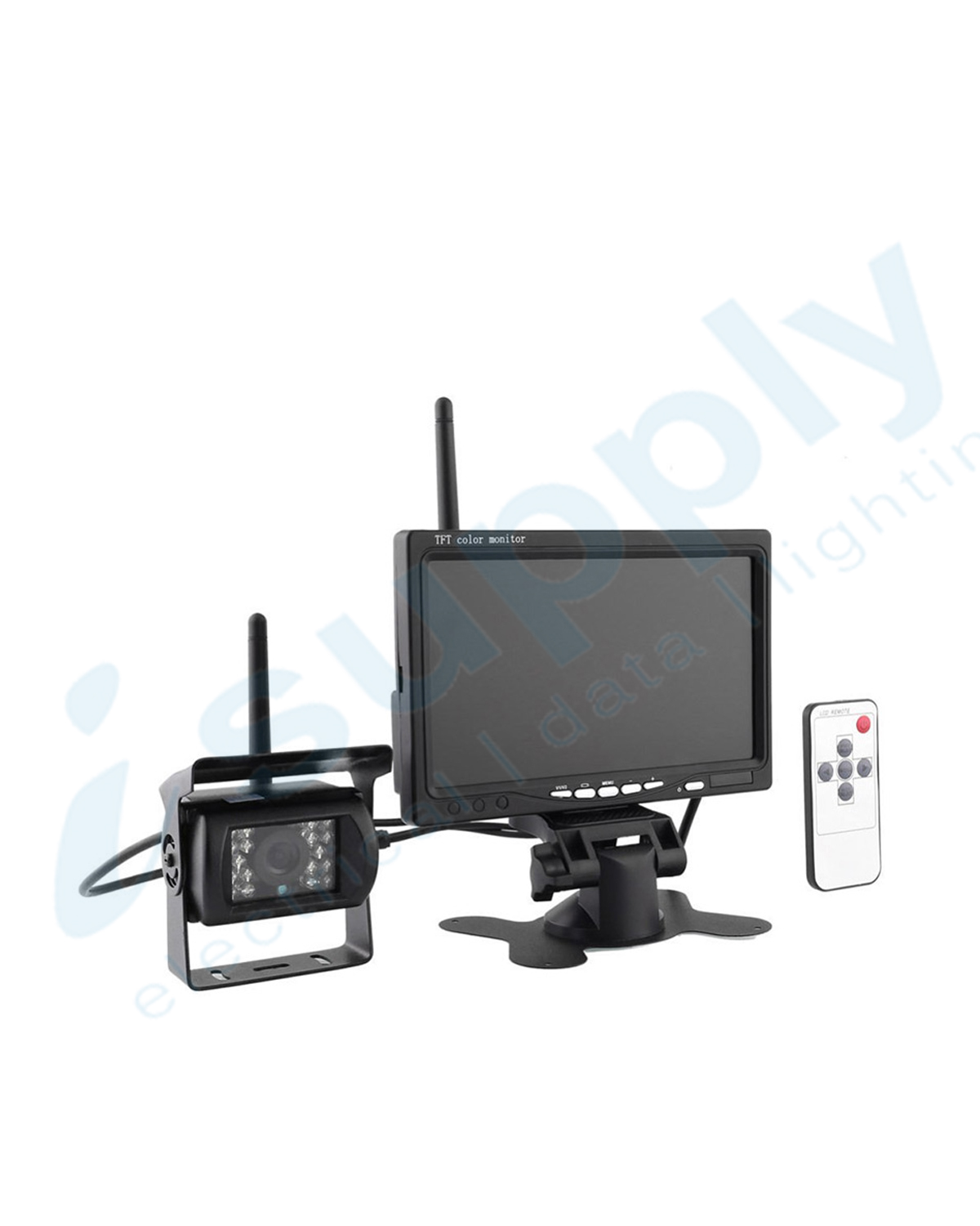 Rhino Heavy Duty Wireless Reversing Camera / Monitor Kit MSKIT-WRC