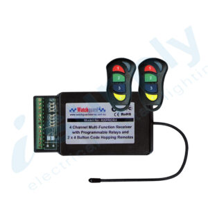 Watchguard 4 Channel Multi-Function Receiver / Transmitter Set - 433.92 MHz with Onboard Relays RXPROR4