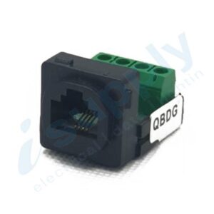 CLIPSAL Compatible Outlet Mech Insert Telephone Mechanism RJ11 BLACK