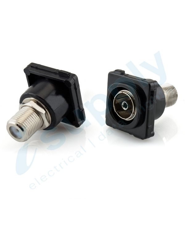 1X CLIPSAL Compatible Outlet Mech Insert Mechanism TV Antenna TVC BLACK - Image 4