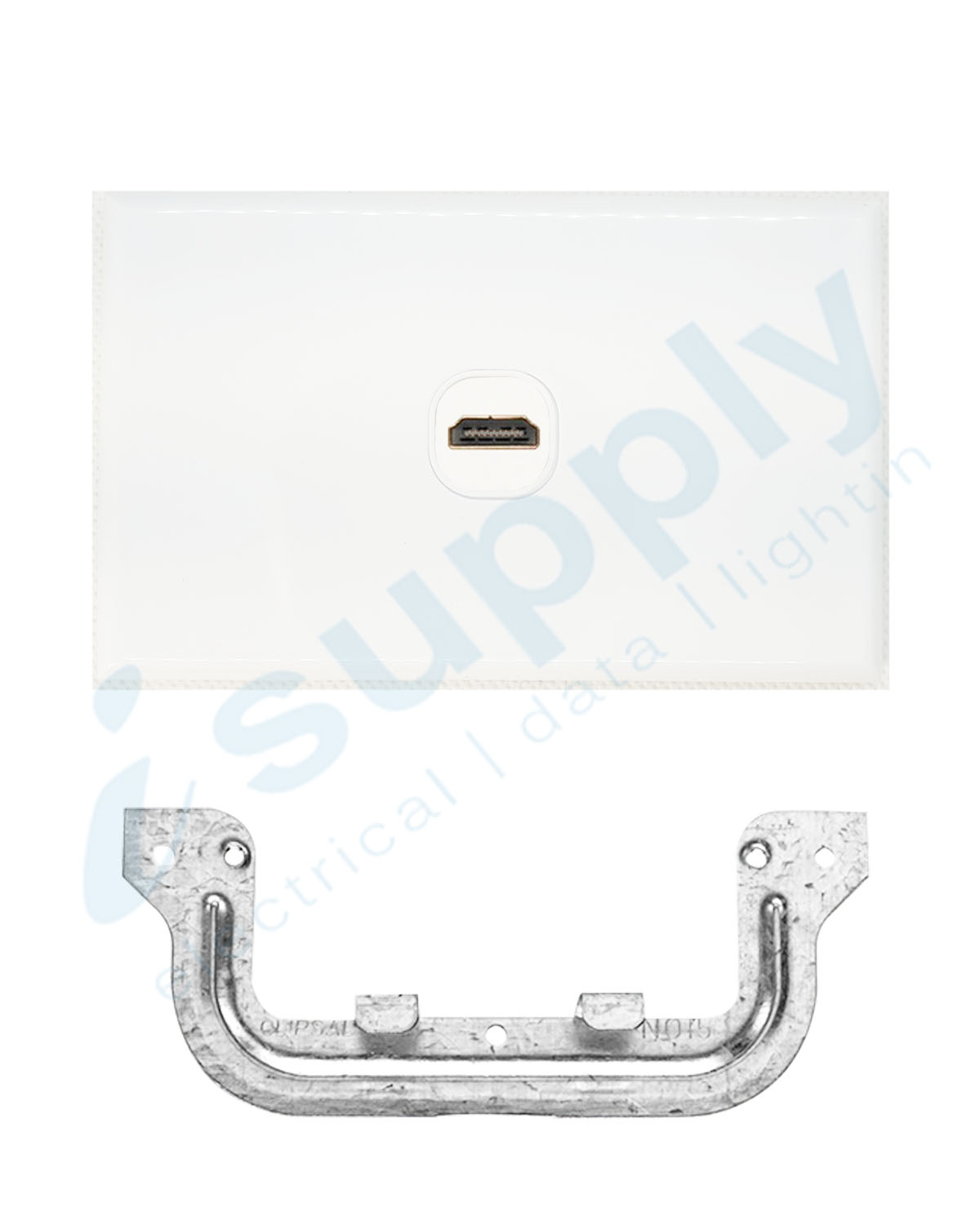 1 Port Gang Wall Plate Wallplate Clipsal Style HDMI v1.4 Home Theatre A/V Insert