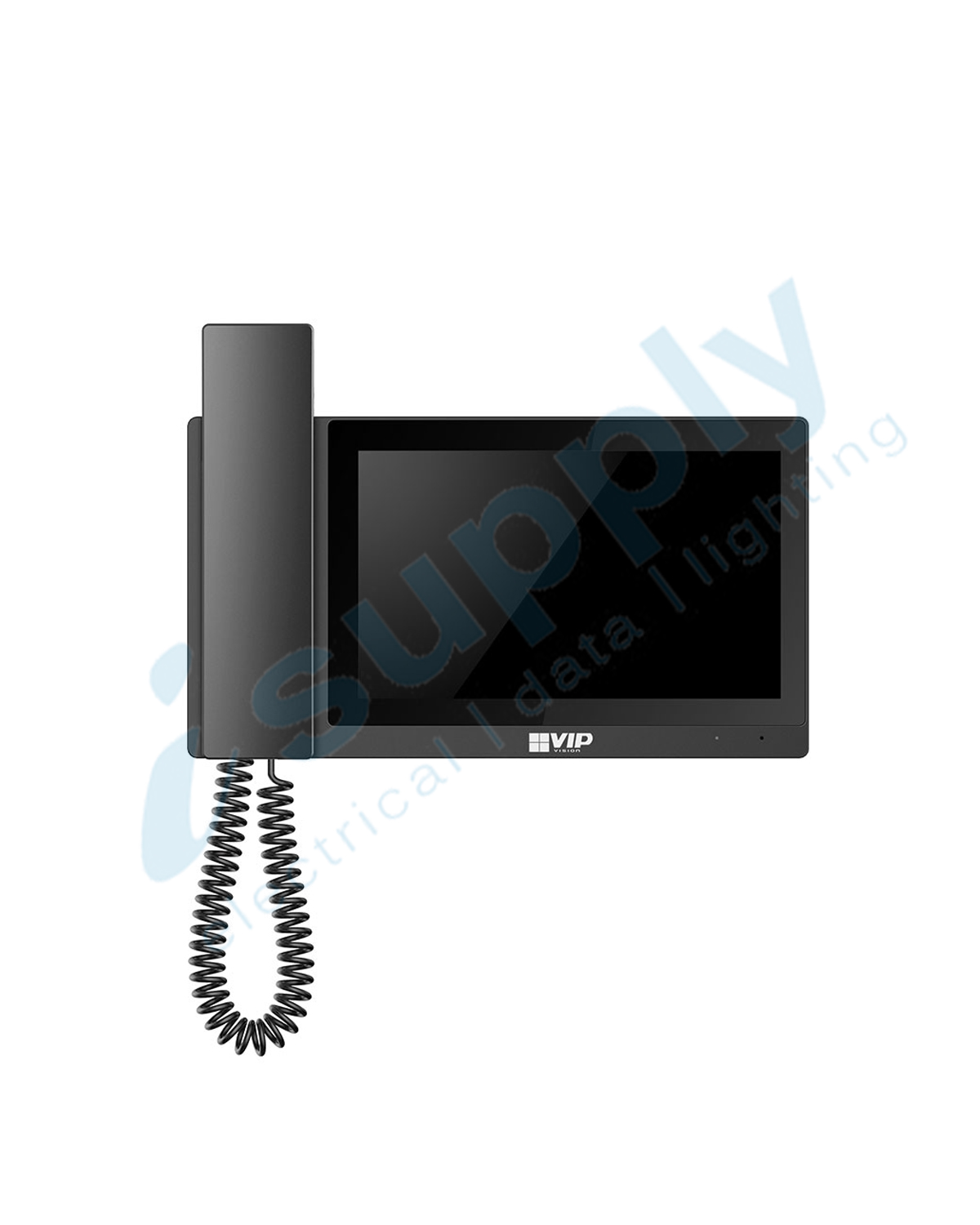 VIP Vision Residential IP Intercom Monitor with Handset (Black) INTIPMONDBH2