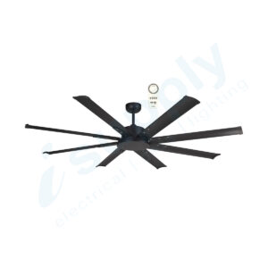 Martec Albatross Mini  65" DC Ceiling Fan Matt Black -MAF168MR
