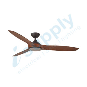 Martec Newport 1420mm DC Remote Ceiling Fan 18w LED Light Tricolour Old Bronze/Wal MNF1433OWR
