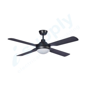 Martec Discovery AC 48" Ceiling Fan with 15W Dimmable LED Light Matt Black / Tri-Colour - MDF1243M