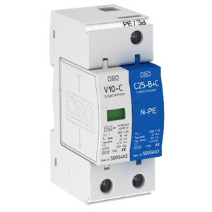 OBO Bettermann SURGE DEV V10 TYPE 2+3 1P+N 20KA V10-C-1-NPE x 1 /EACH