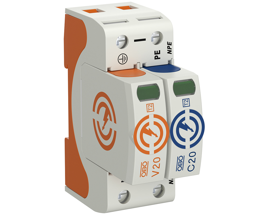 OBO Bettermann SURGE DEV V20 TYPE 2 1P+N 40KA V20-1-NPE-280 x 1 /EACH