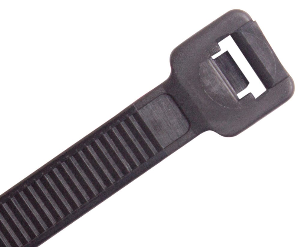 Cabac NYLON CABLE TIE HEAVY DUTY 710 X9MM UV B CT710BK-HD