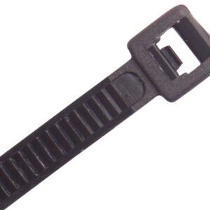 Cabac NYLON CABLE TIE HEAVY DUTY 370 X 7.6MM R CTR365BK-HD