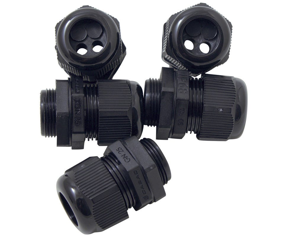 Cabac NYLON GLAND 9-18 WITH SOLAR INSERT 4X6MM GN25SO-4-6MM