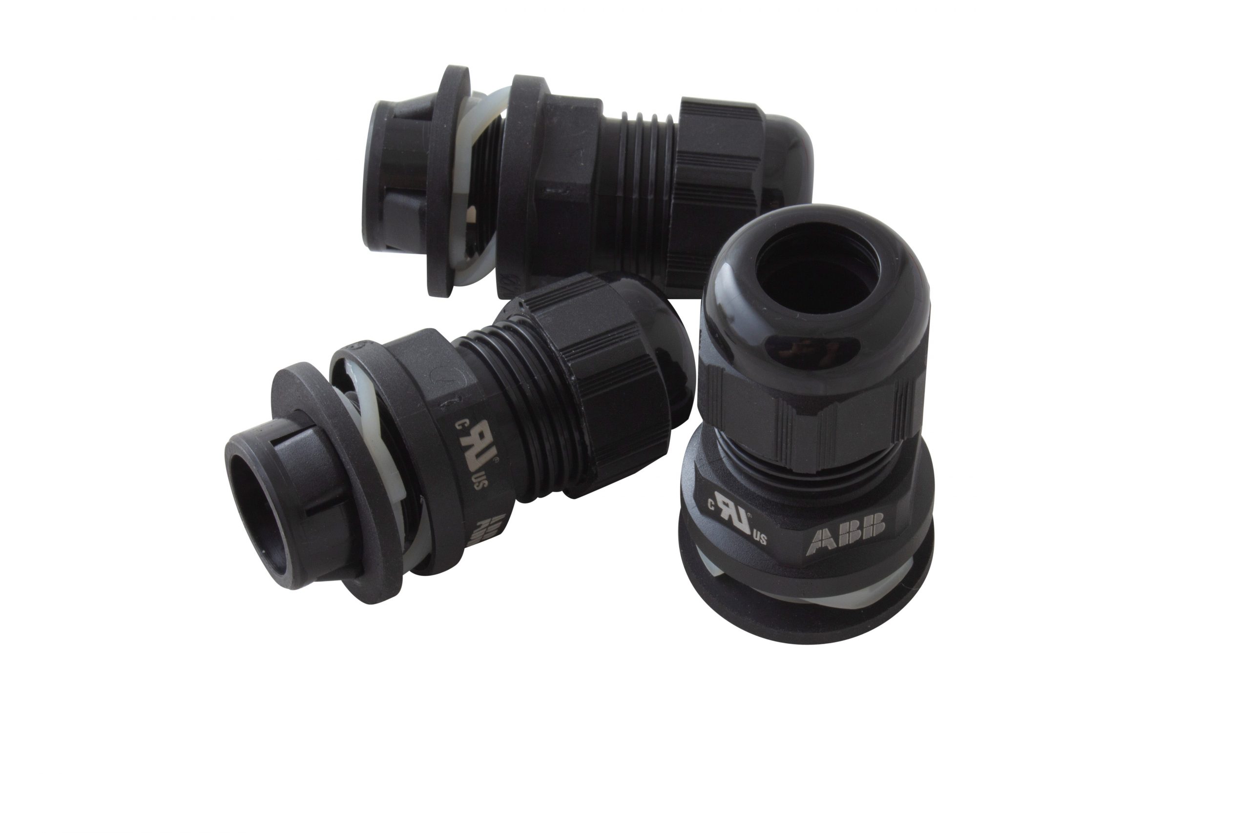 ABB QUICK CONN CG 20MM 6-12MM NYL BLK NPG-M201B