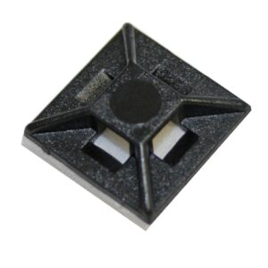 Cabac SELF ADHESIVE MOUNT 20MM X 20MM UV BLACK SAM19BK