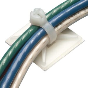 Ty-Rap SELF ADHESIVE MNT 19MM PA 6.6 NAT 1000PK TC345A