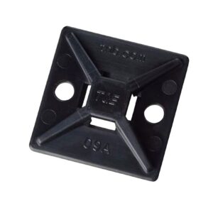 Ty-Rap SELF ADHESIVE MNT 28MM PA 6.6 UV 100PK TC5345AX