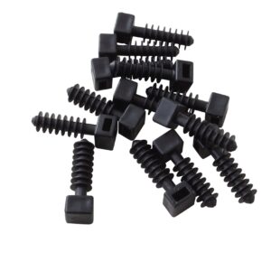 Ty-Rap NYLON CABLE TIE ANCHOR 10MM UV BLK 100PK TC5358