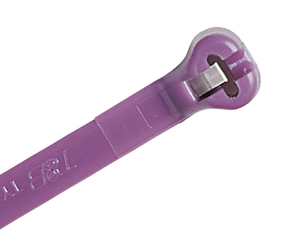 Ty-Rap PA6.6 C/TIE 222N 186X4.8MM PURPLE 1000PK TY25M-7