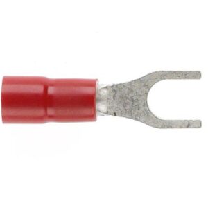 Cabac FORKED SPADE 3MM RED DG FS1.25-3DG x 100