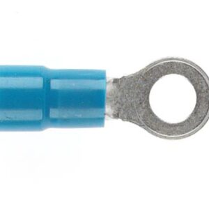 Cabac BLUE RING TERMINAL 4MM STUD DG RT2-4DG x 100