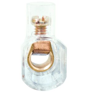 Cabac 32A SINGLE SCREW CONN WITH PLATE PK100 C32A1-P x 100