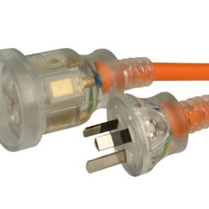 Cabac EXT LEAD HD 240V 10A CLEAR PLUG OR 30M ELID30