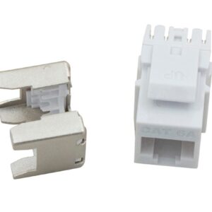 JACK CAT6 K/110 CLIPSAL STYLE WHITE