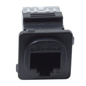Cabac JACK CAT6 KATT 10PK BLACK J6BK/10 x 10
