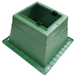 Kulak PILLAR BASE LARGE OPENING GREEN PBBL