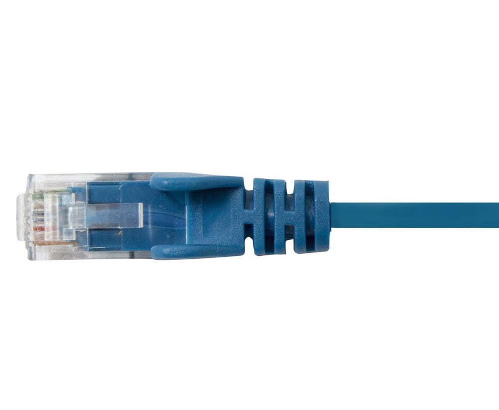 Cabac PATCH LEAD CAT6 28AWG BLUE 5M SLIM PLC6BL5SL