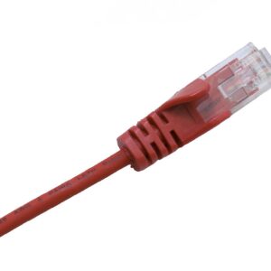 Cabac PATCH LEAD CAT6 28AWG RED 5M SLIM PLC6RD5SL