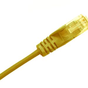 Cabac PATCH LEAD CAT6 28AWG YELLOW 5M SLIM PLC6YL5SL