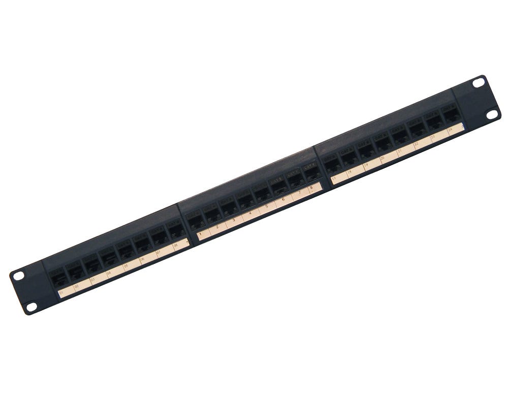Cabac PATCH PANEL CAT6 REMOVABLE ID 24 PORT PP24C6