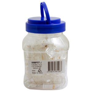 Cabac PLUG RJ45 8P8C C5E STRAND UTP 100PK JAR 0688FST-J
